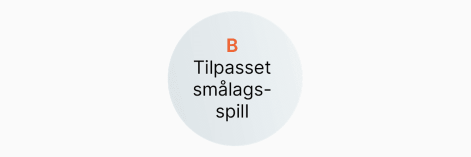 Tilpasset smålagspill