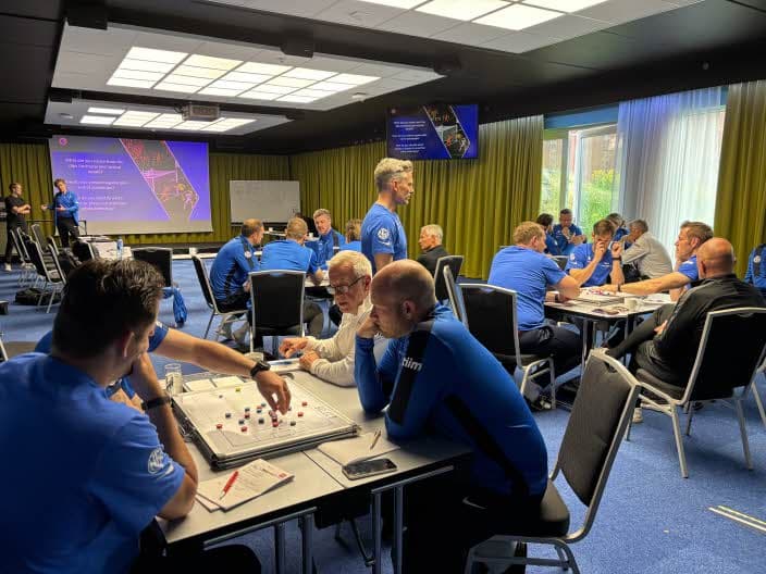 Gruppearbeid under UEFA Pro kurs