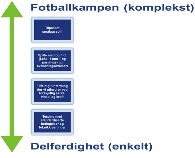 Fig. Nr. 4: Funksjonalitetsnivå på treninga 