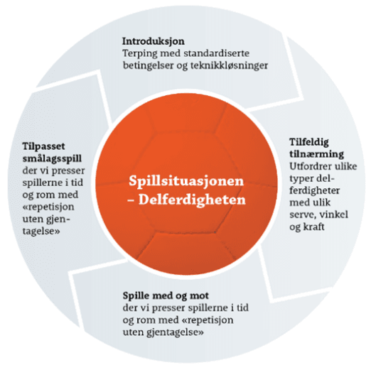 Fig. nr. 3: Delferdighetssirkelen