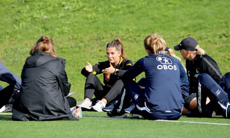 Maja B. på UEFA B