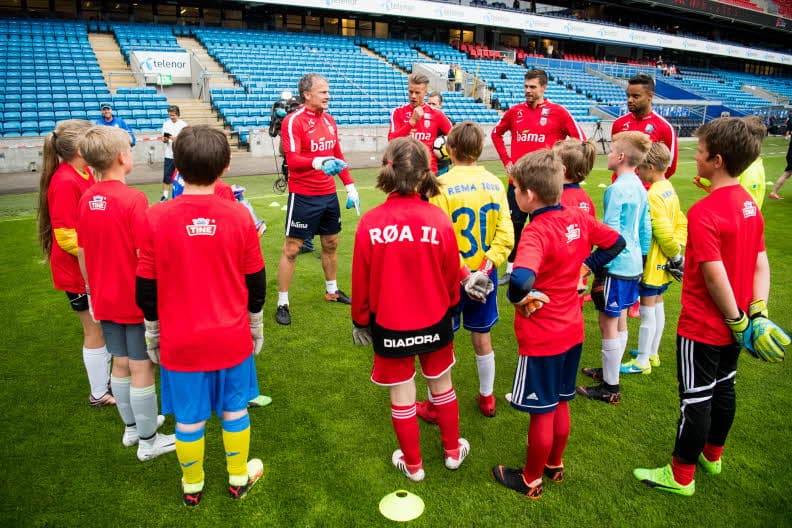 Keepertrening med Frode Grodås.