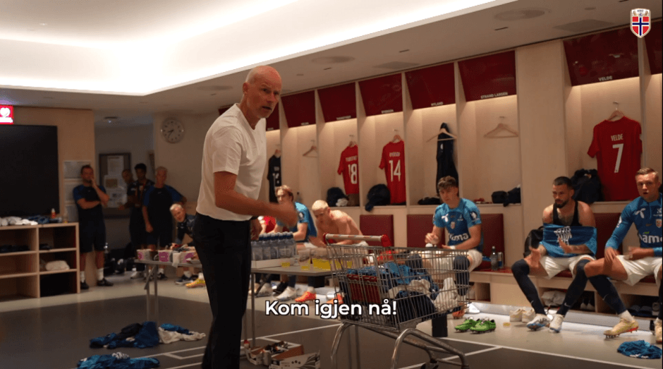 Ståle Solbakken i garderoben