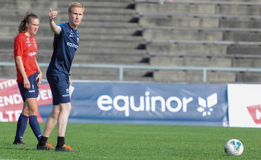 Thomas Brantsæter på feltet