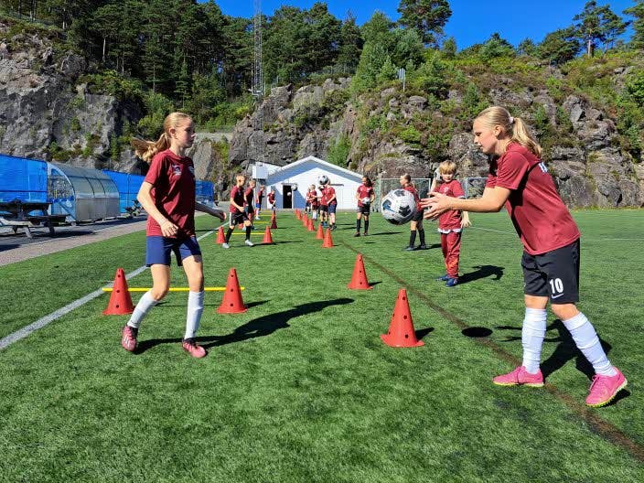 Spillere på trening, Askøy Fotball FFO